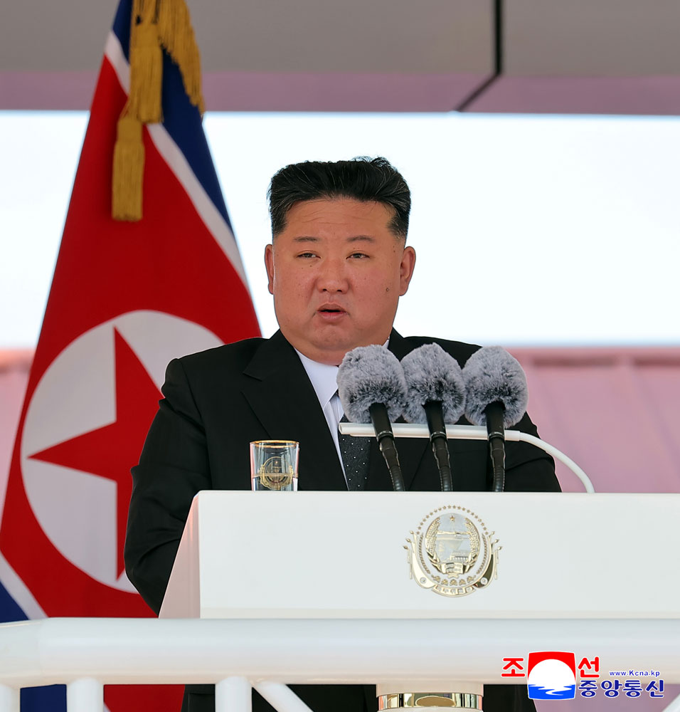 Discours prononcé par le respecté camarade Kim Jong Un lors de la cérémonie de lancement d