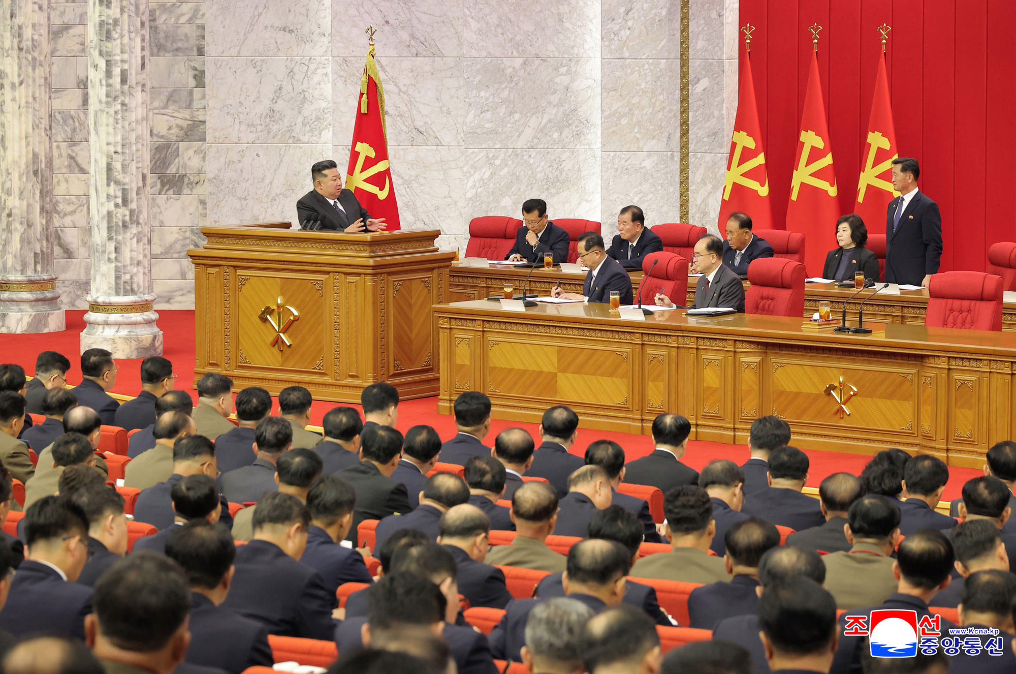 Press release for Enlarged Meeting of Twelfth Plenary Meeting of Eighth Central Committee of WPK