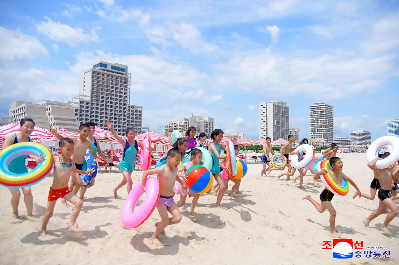 Beginn des Tourismus im Küstentourismusgebiet Kalma in Wonsan