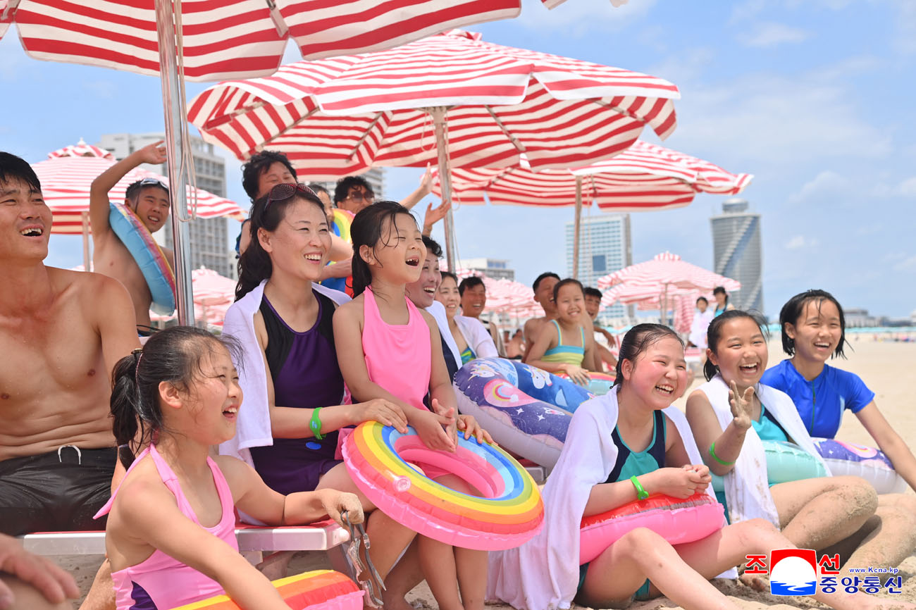 Beginn des Tourismus im Küstentourismusgebiet Kalma in Wonsan