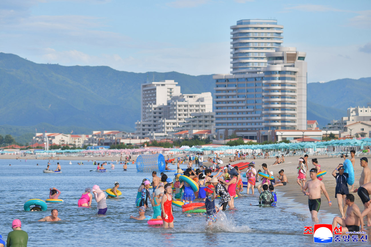 Beginn des Tourismus im Küstentourismusgebiet Kalma in Wonsan