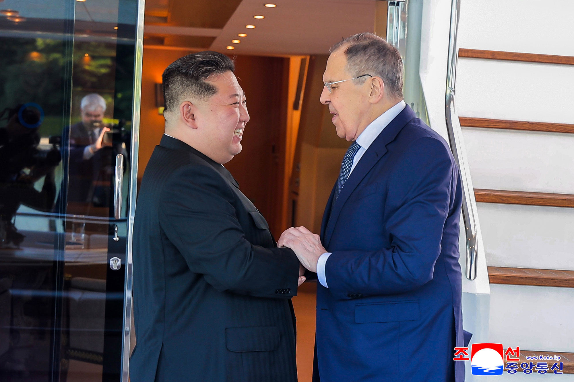 Respected Comrade Kim Jong Un meets Russian Foreign Minister