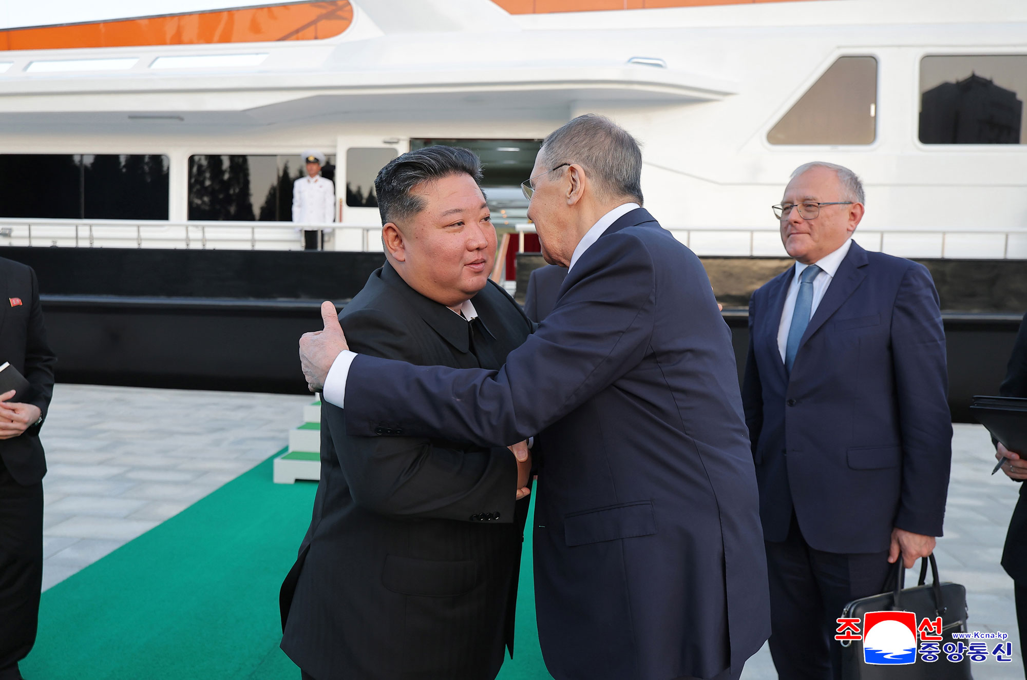 Respected Comrade Kim Jong Un meets Russian Foreign Minister