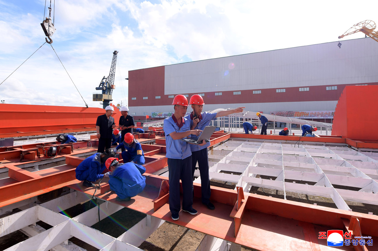Nampho Shipyard resolved to build "Choe Hyon"-class destroyer No. 3 until founding anniversary of WPK next year