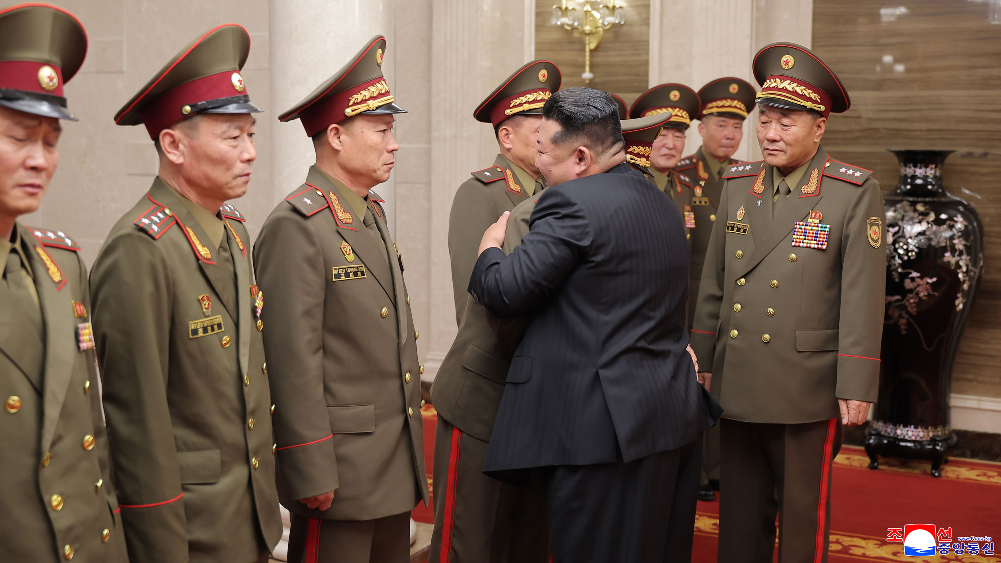 Respected Comrade Kim Jong Un meets major commanding officers of overseas operations unit of KPA