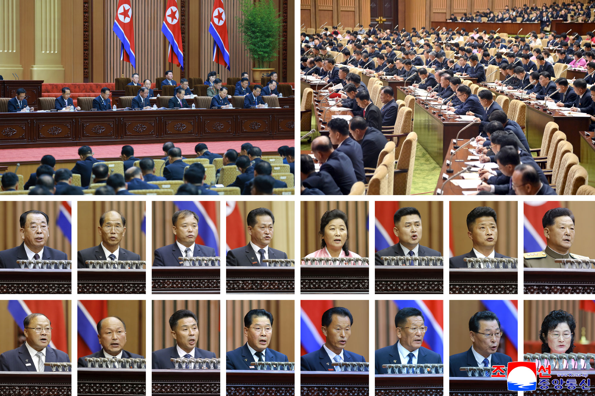 조선민주주의인민공화국 최고인민회의 제14기 제13차회의 진행