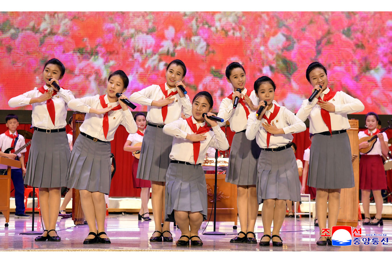 Performance given by schoolchildren
