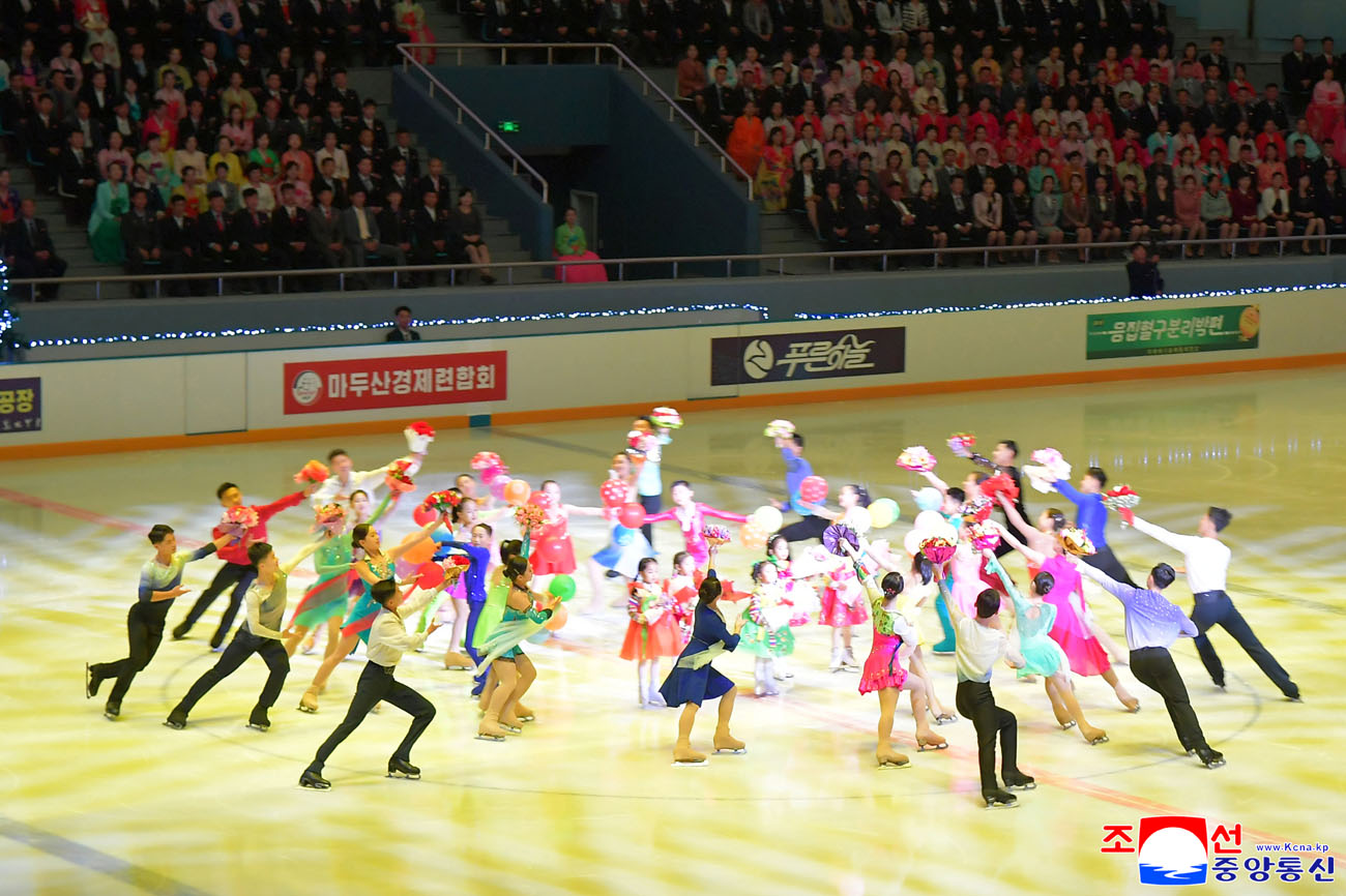 Pyongyang International Figure Skating Festival held