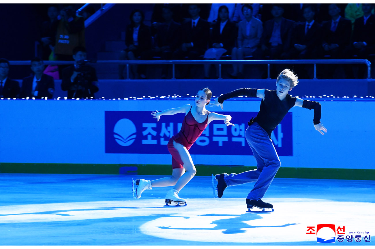 Pyongyang International Figure Skating Festival held