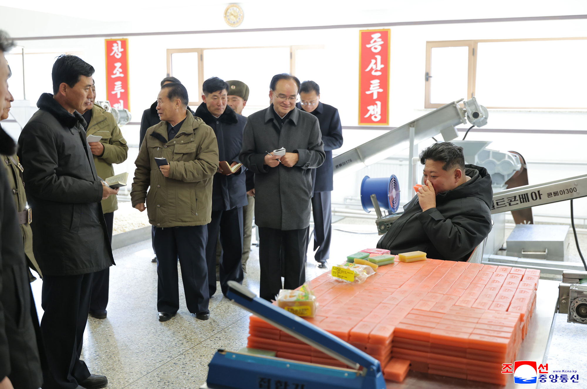 Respected Comrade Kim Jong Un inspects regional-industry factories nearing inauguration