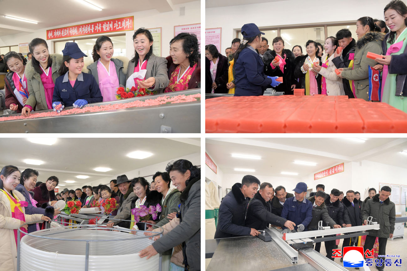 Regional-industry factories inaugurated in Paechon County