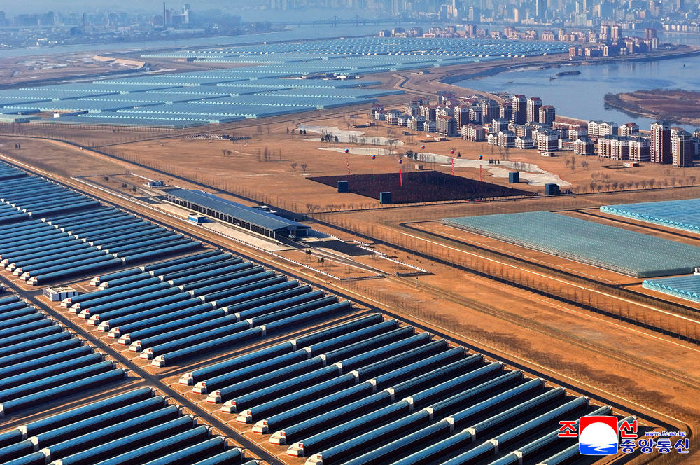 Торжественно прошла церемония завершения строительства Синичжуского тепличного комбината