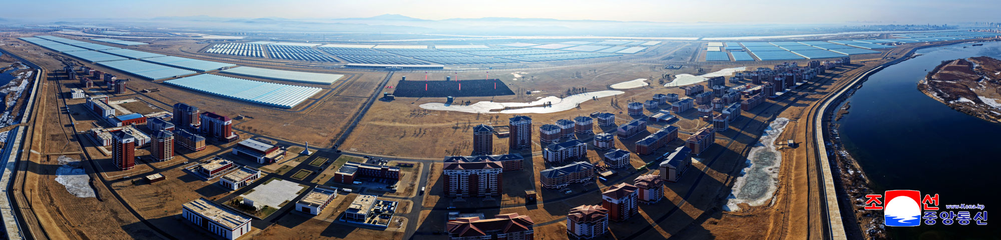 신의주온실종합농장 준공식 성대히 진행