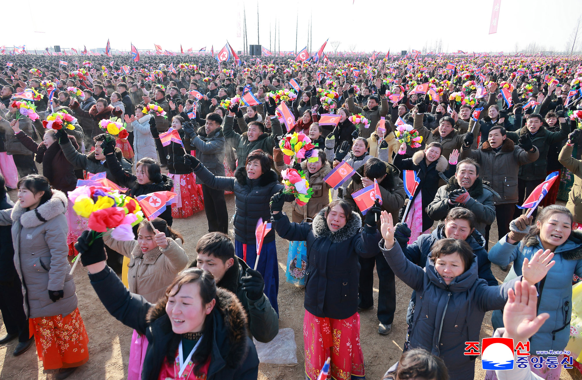 신의주온실종합농장 준공식 성대히 진행