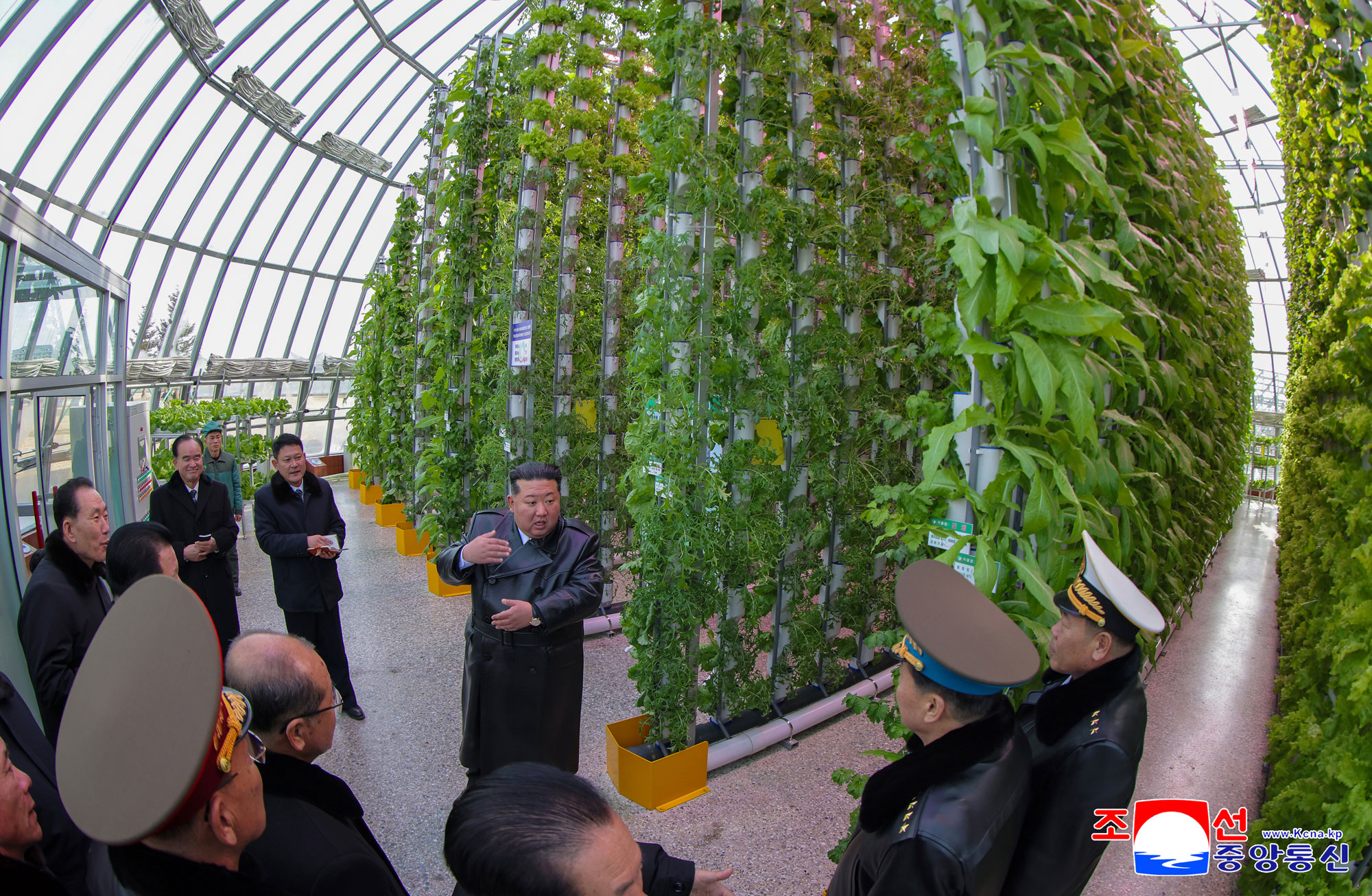 신의주온실종합농장 준공식 성대히 진행