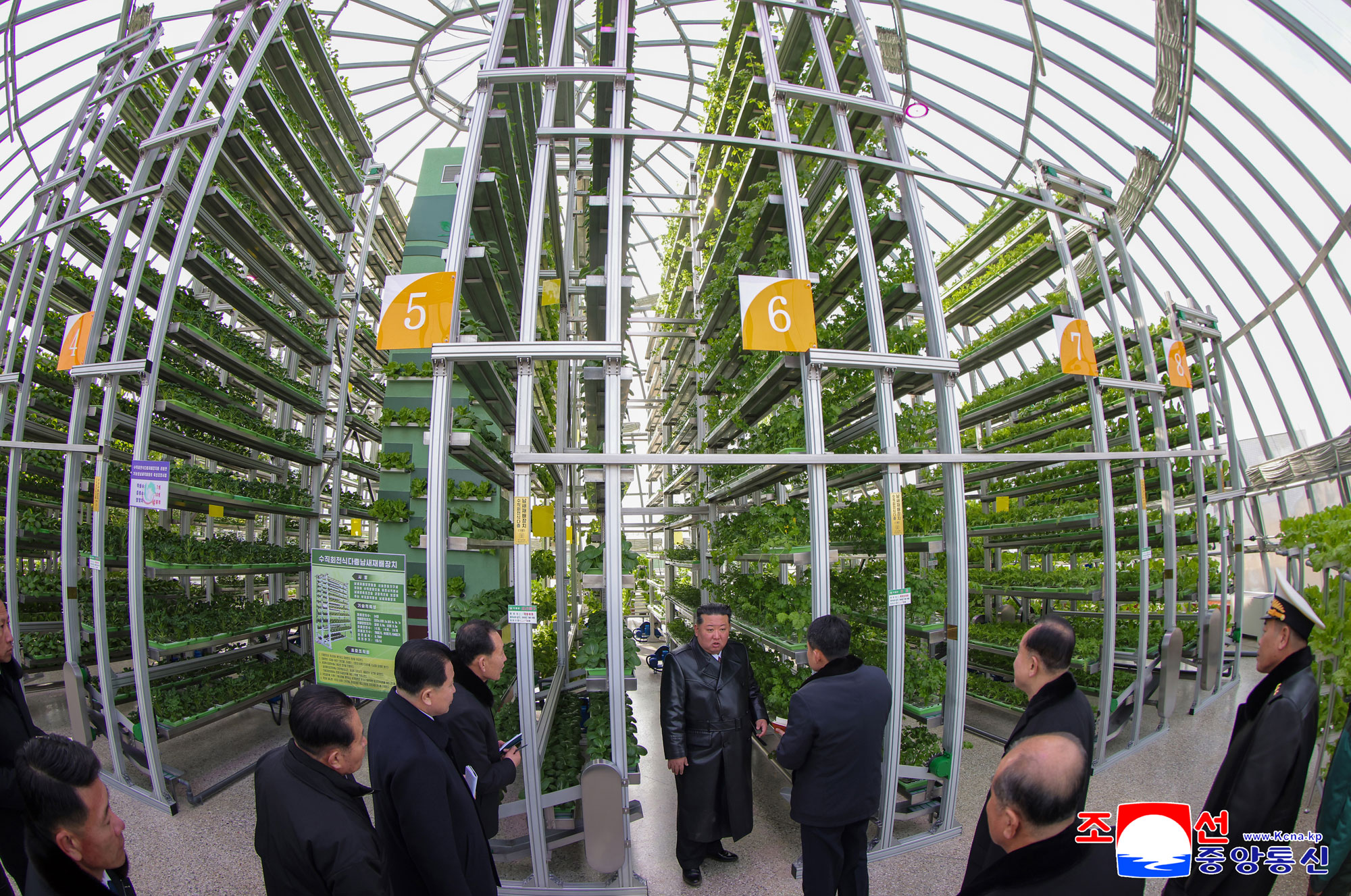 신의주온실종합농장 준공식 성대히 진행