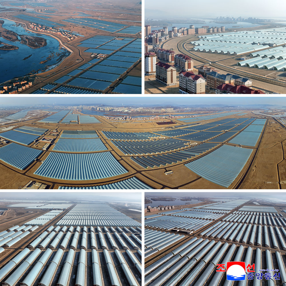 신의주온실종합농장 준공식 성대히 진행