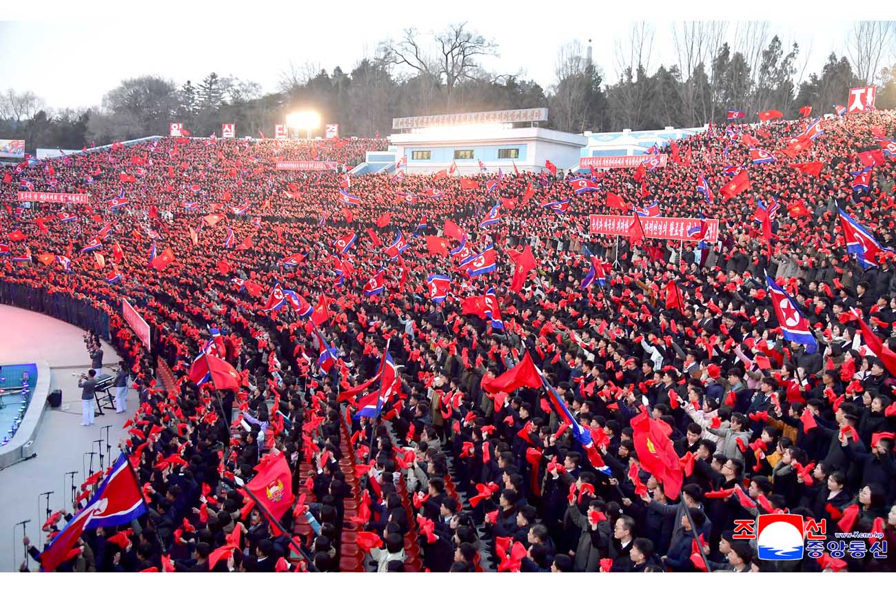 Kundgebung der jungen Leute