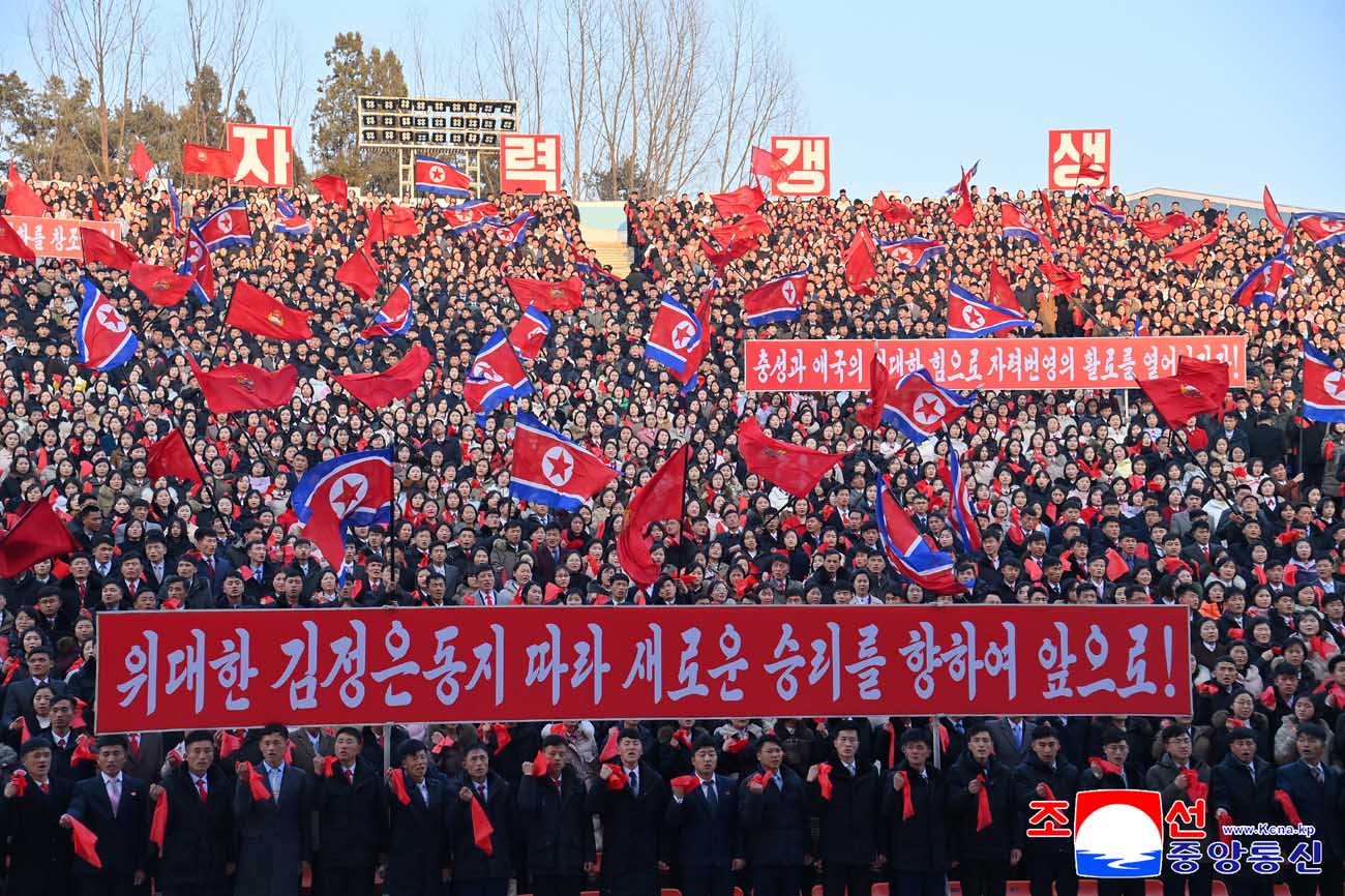 Kundgebung der jungen Leute