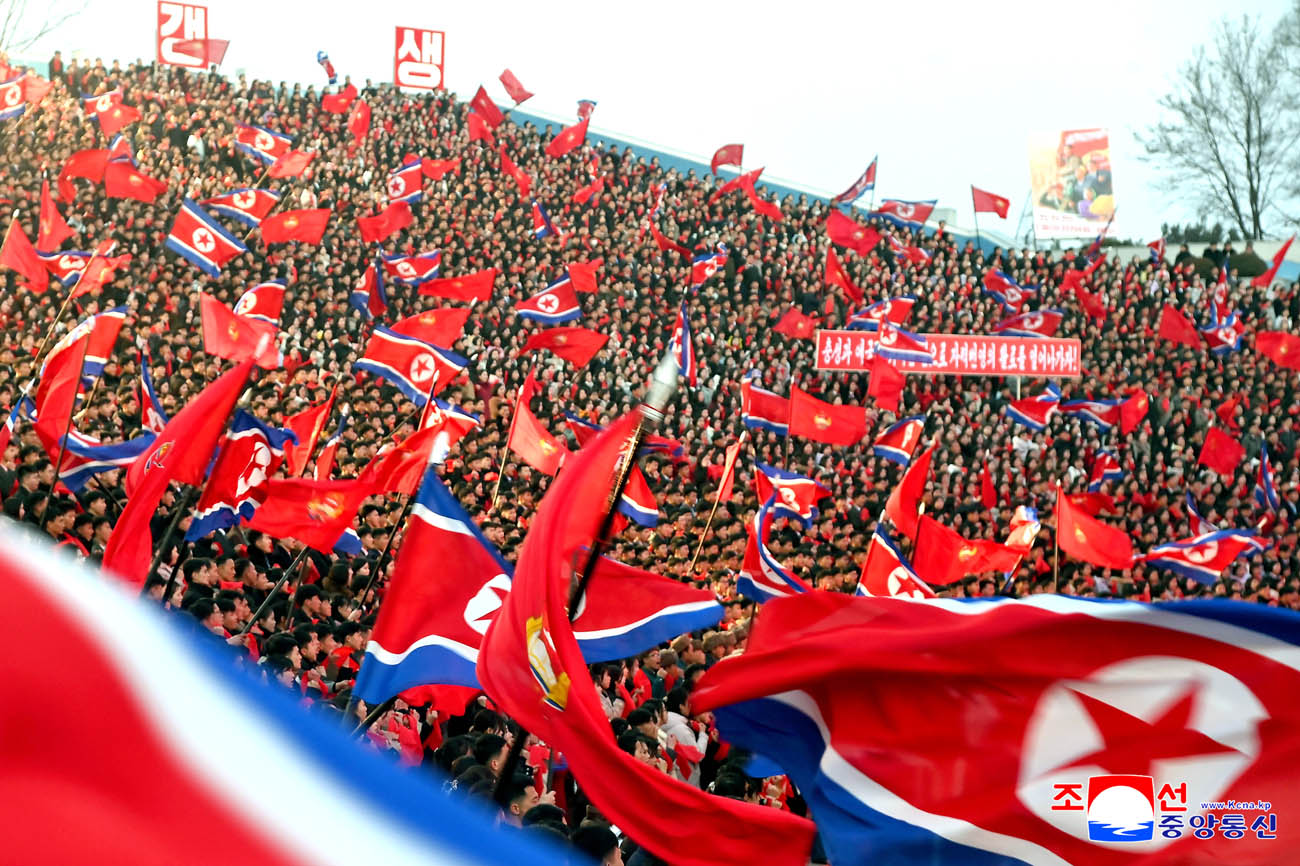 Kundgebung der jungen Leute