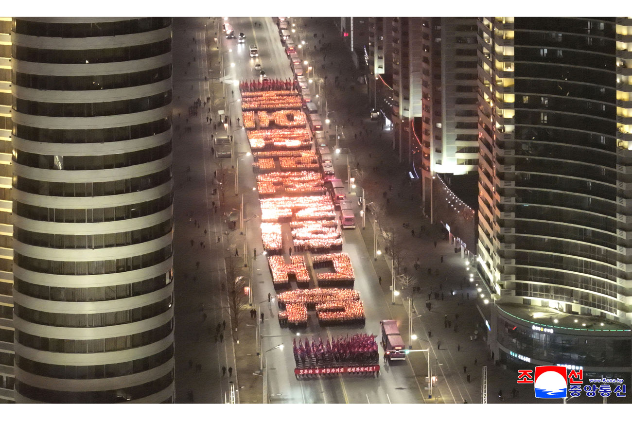 Kundgebung der jungen Leute