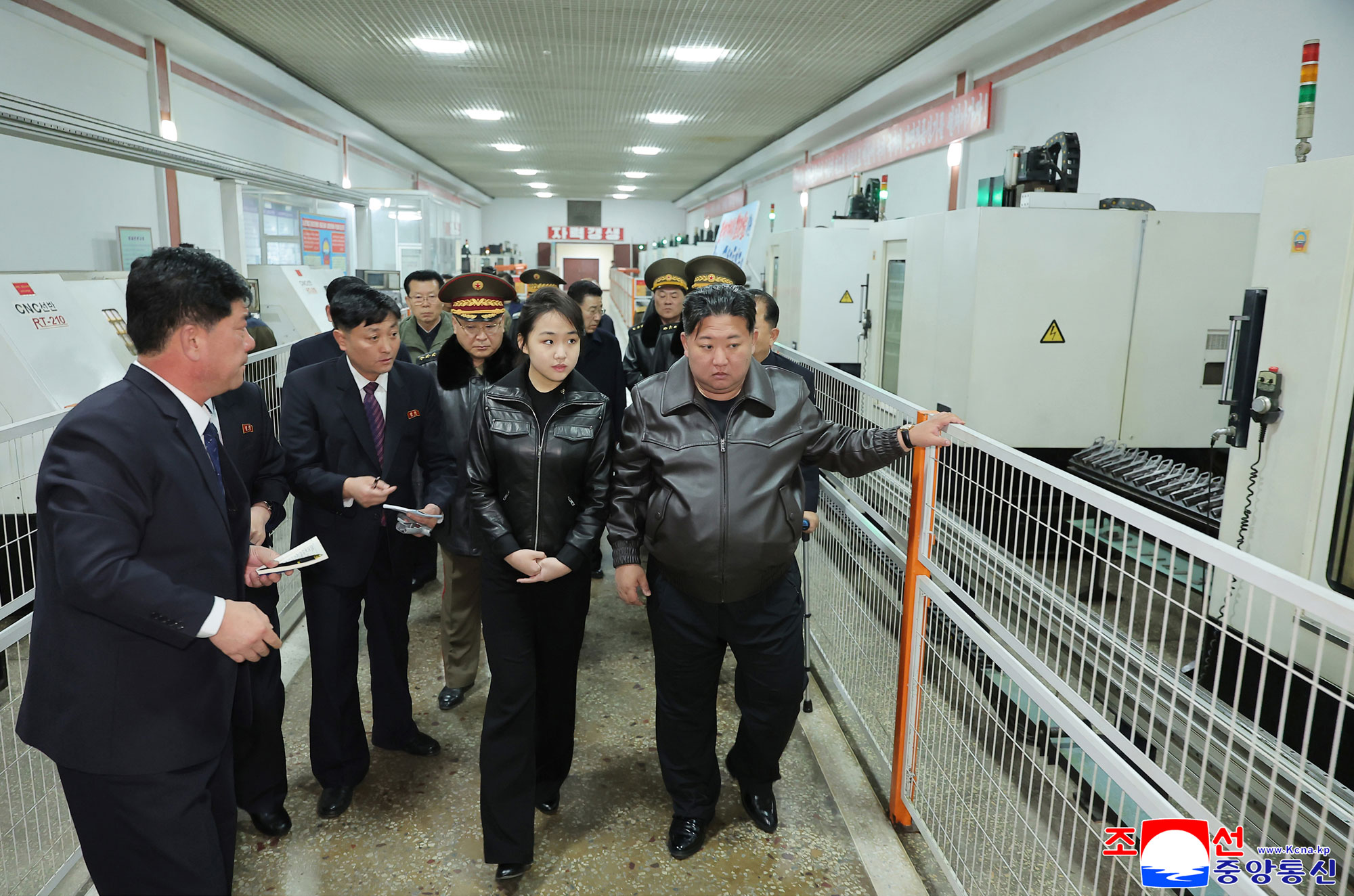 Respected Comrade Kim Jong Un inspects major munitions factory