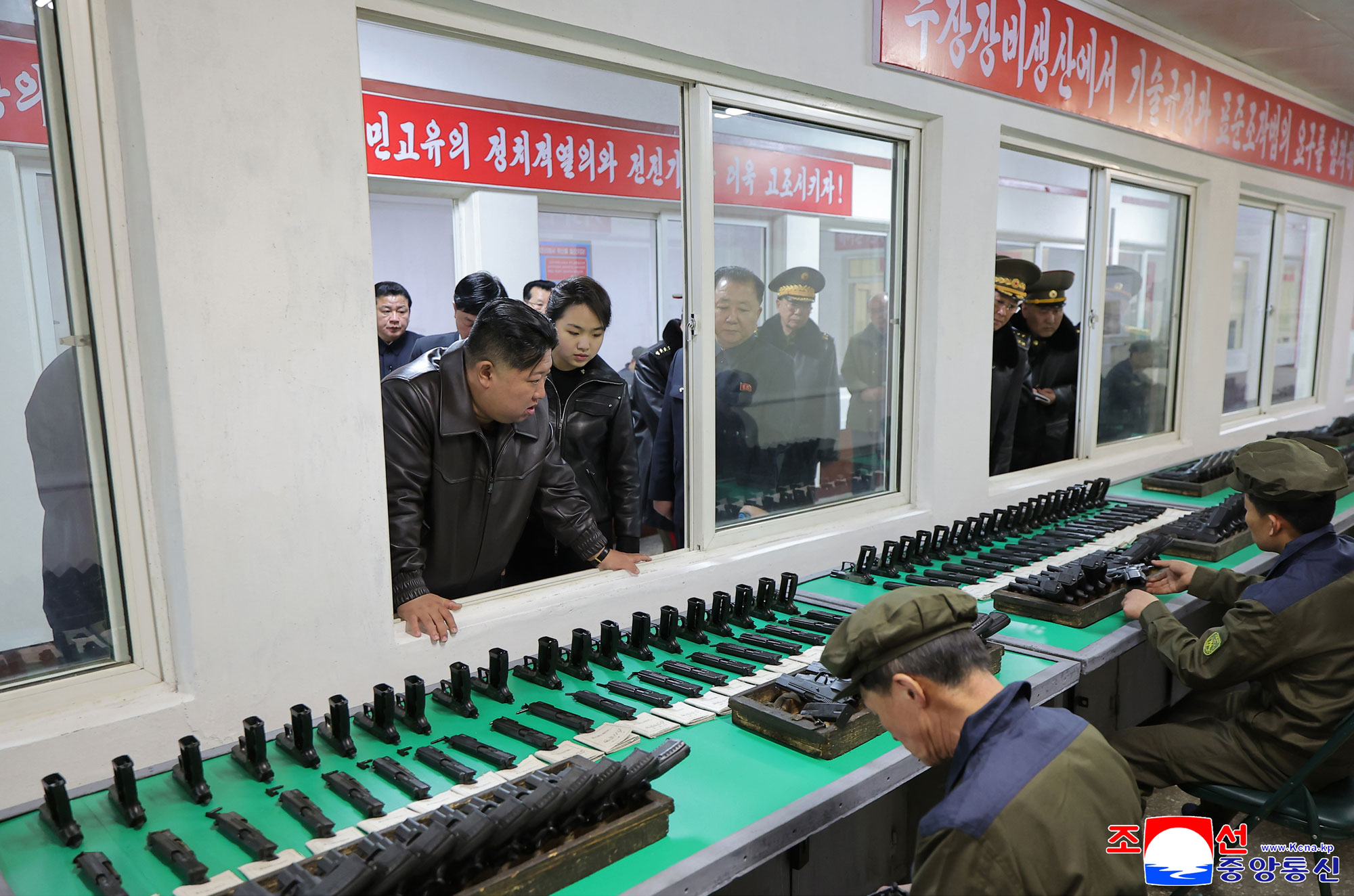 Respected Comrade Kim Jong Un inspects major munitions factory