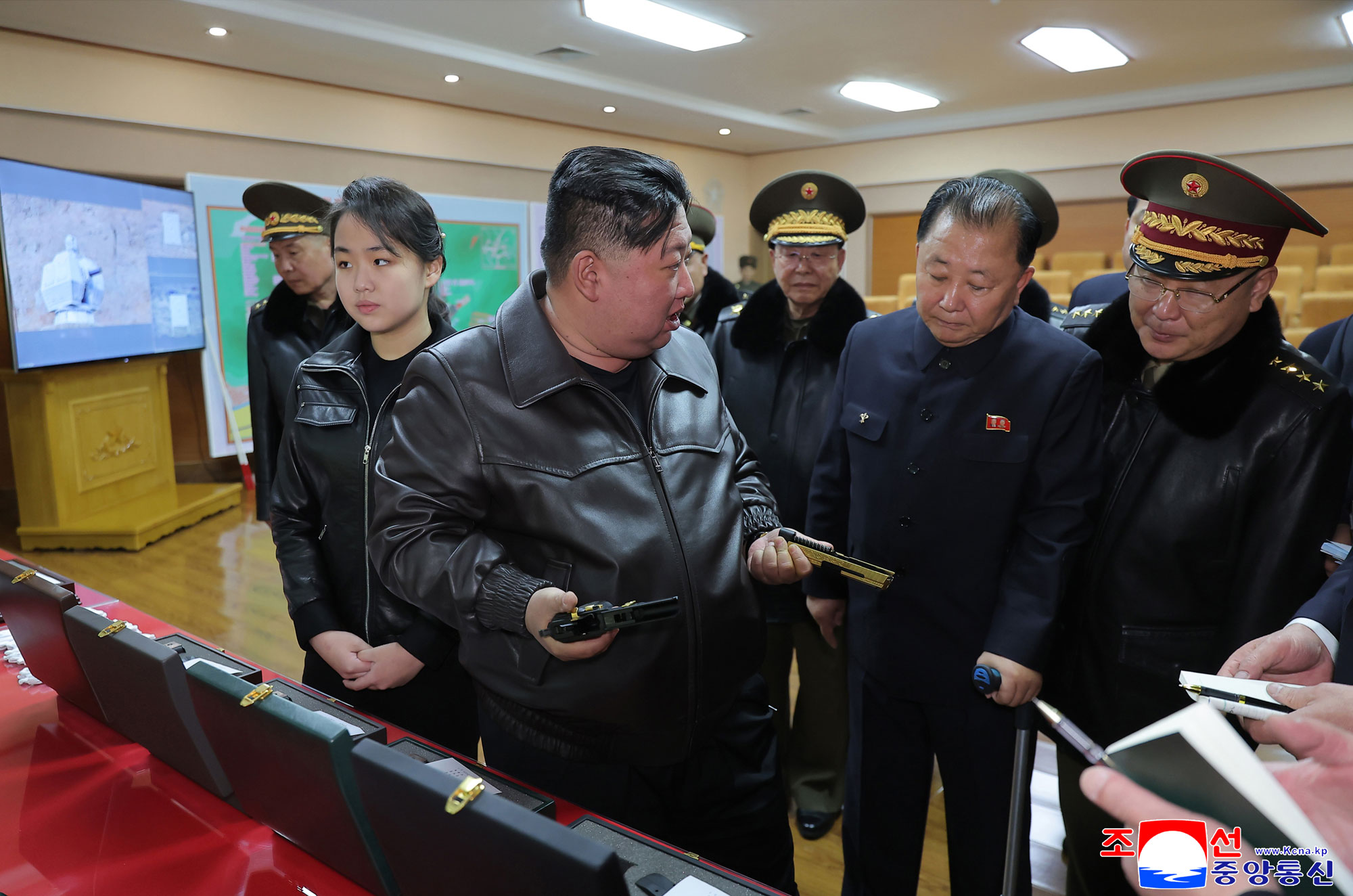 Respected Comrade Kim Jong Un inspects major munitions factory