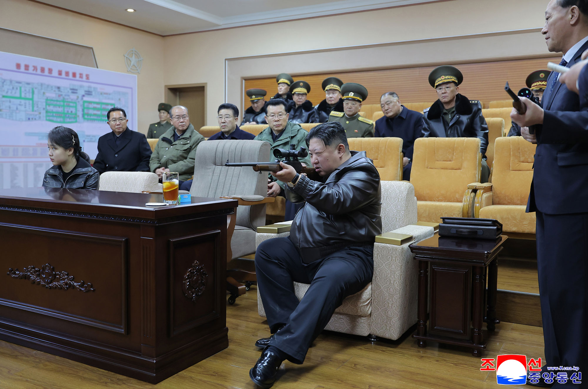 Respected Comrade Kim Jong Un inspects major munitions factory
