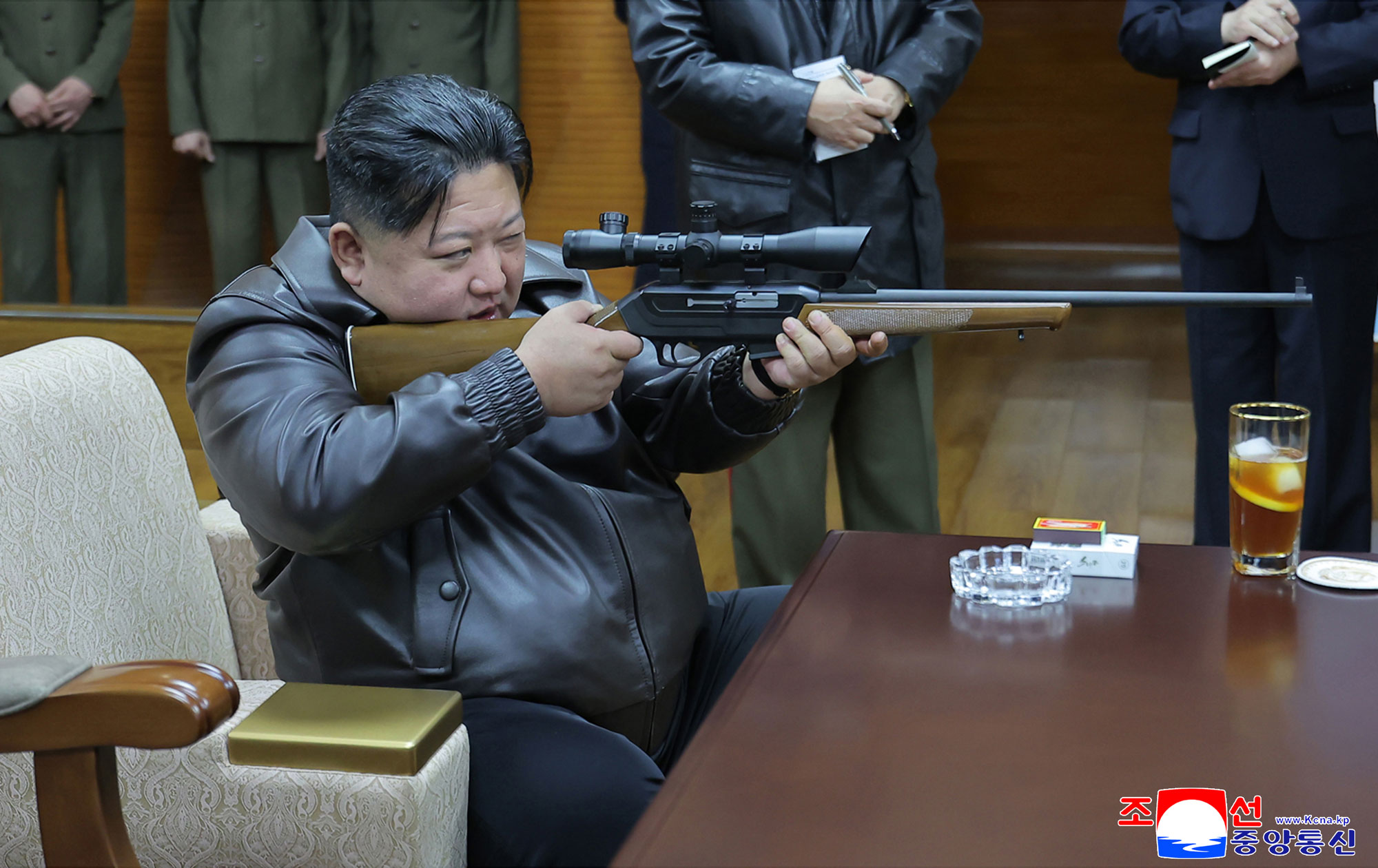 Respected Comrade Kim Jong Un inspects major munitions factory