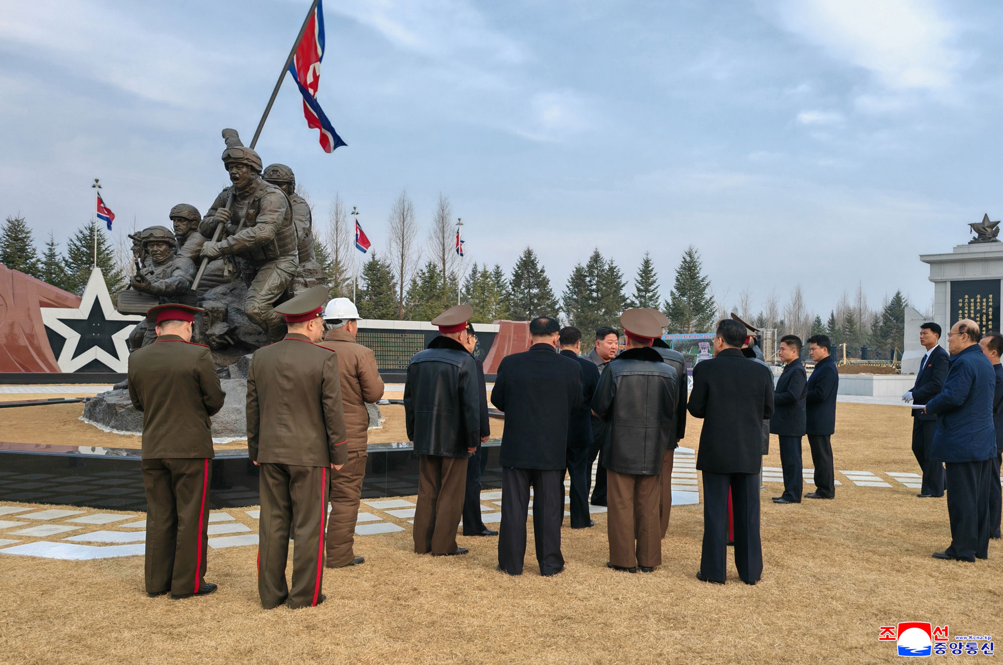 Respected Comrade Kim Jong Un gives field guidance to Memorial Museum of Combat Feats at Overseas Military Operations under construction