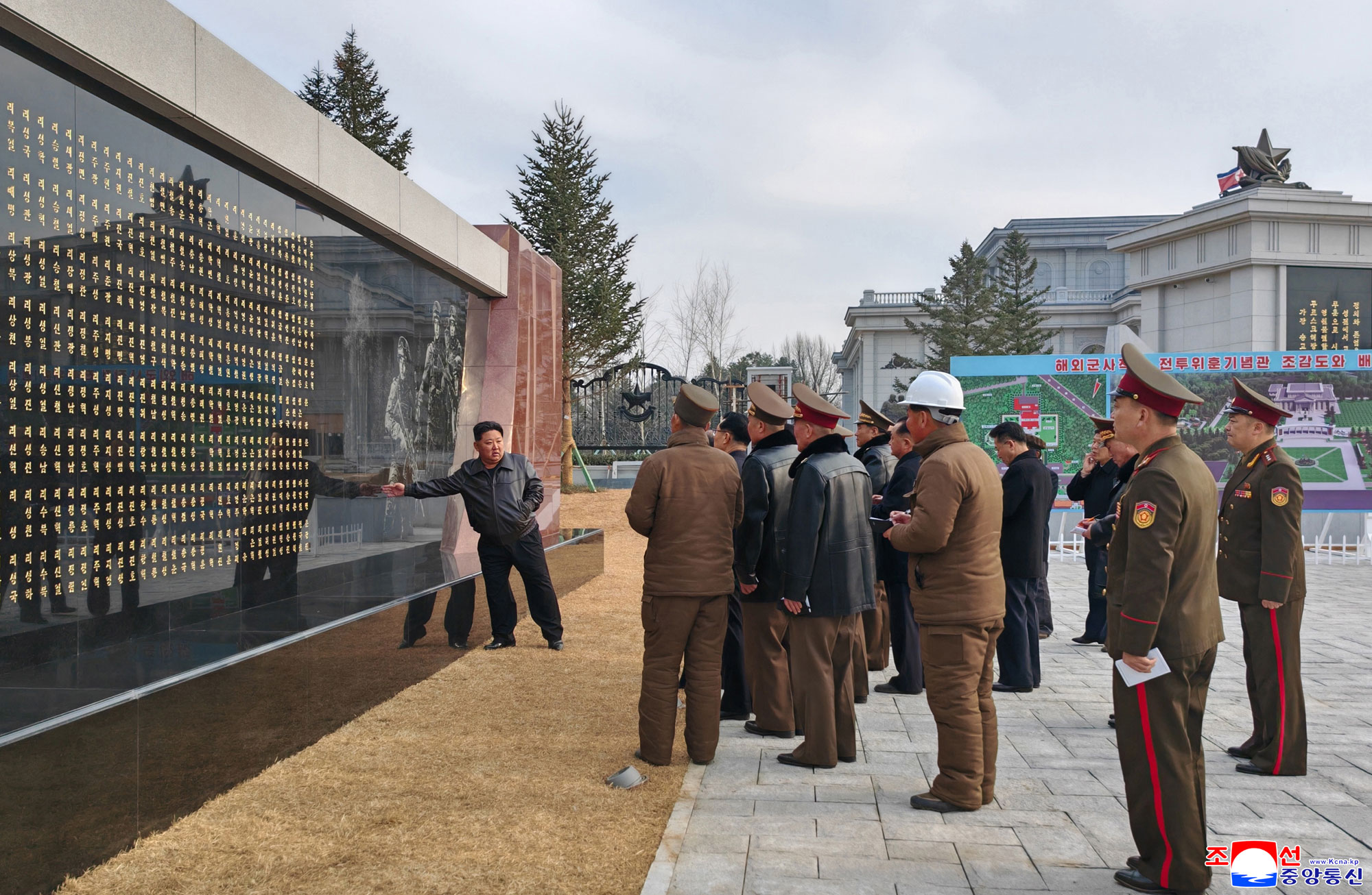 Respected Comrade Kim Jong Un gives field guidance to Memorial Museum of Combat Feats at Overseas Military Operations under construction
