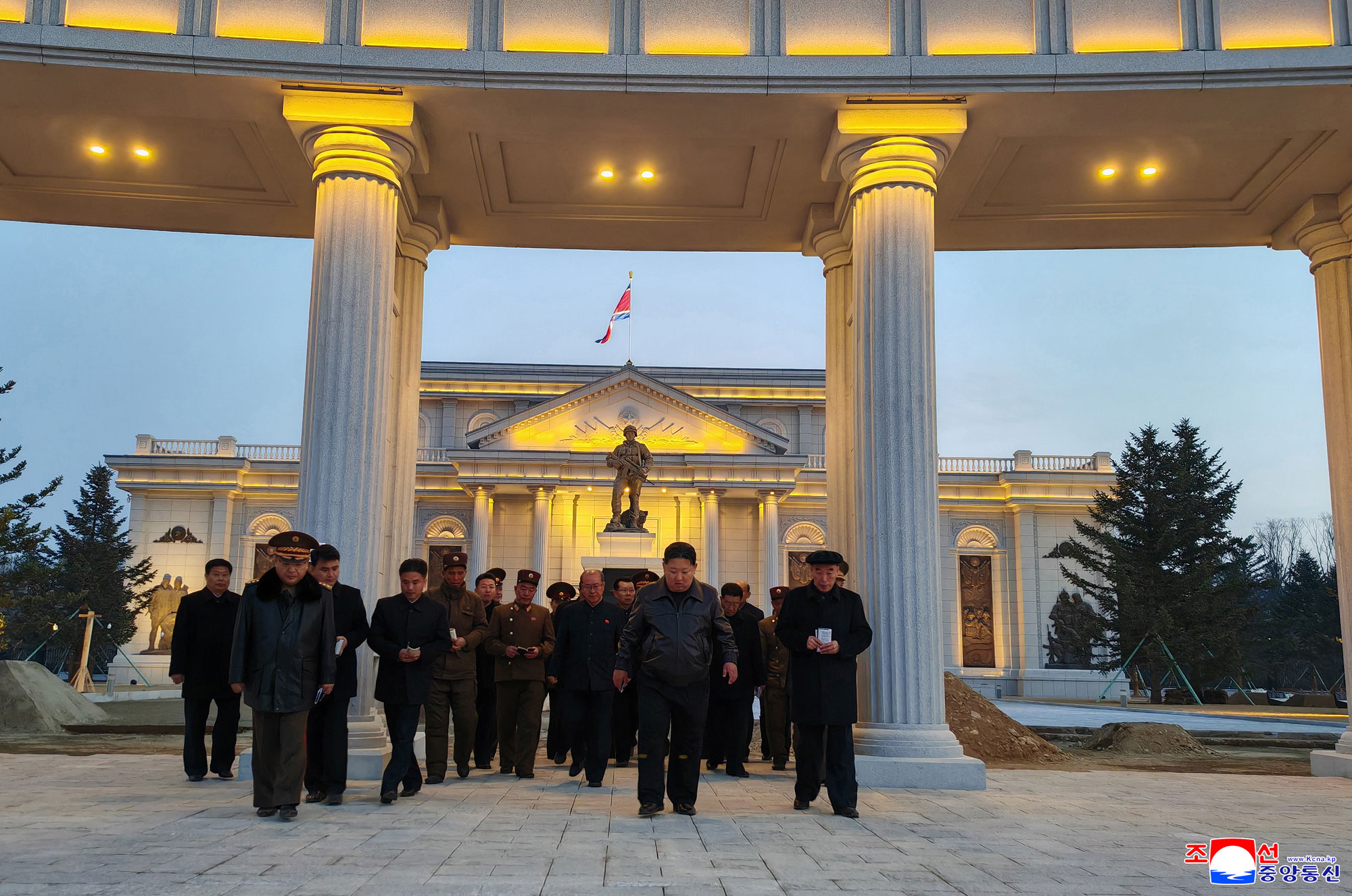 Respected Comrade Kim Jong Un gives field guidance to Memorial Museum of Combat Feats at Overseas Military Operations under construction