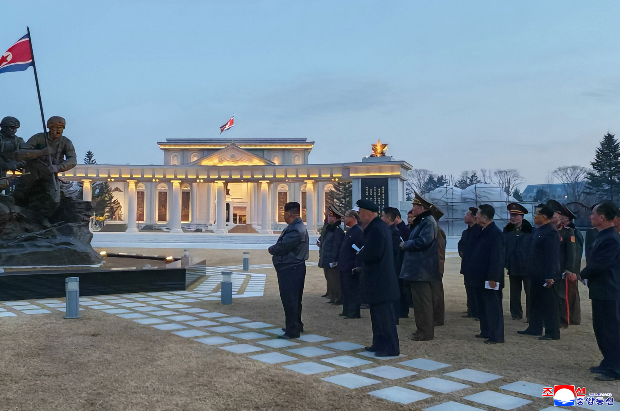 Respected Comrade Kim Jong Un gives field guidance to Memorial Museum of Combat Feats at Overseas Military Operations under construction