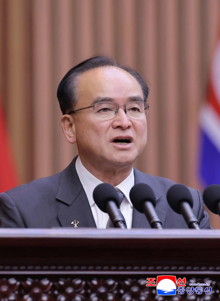 조선민주주의인민공화국 최고인민회의 제15기 제1차회의 1일회의 진행