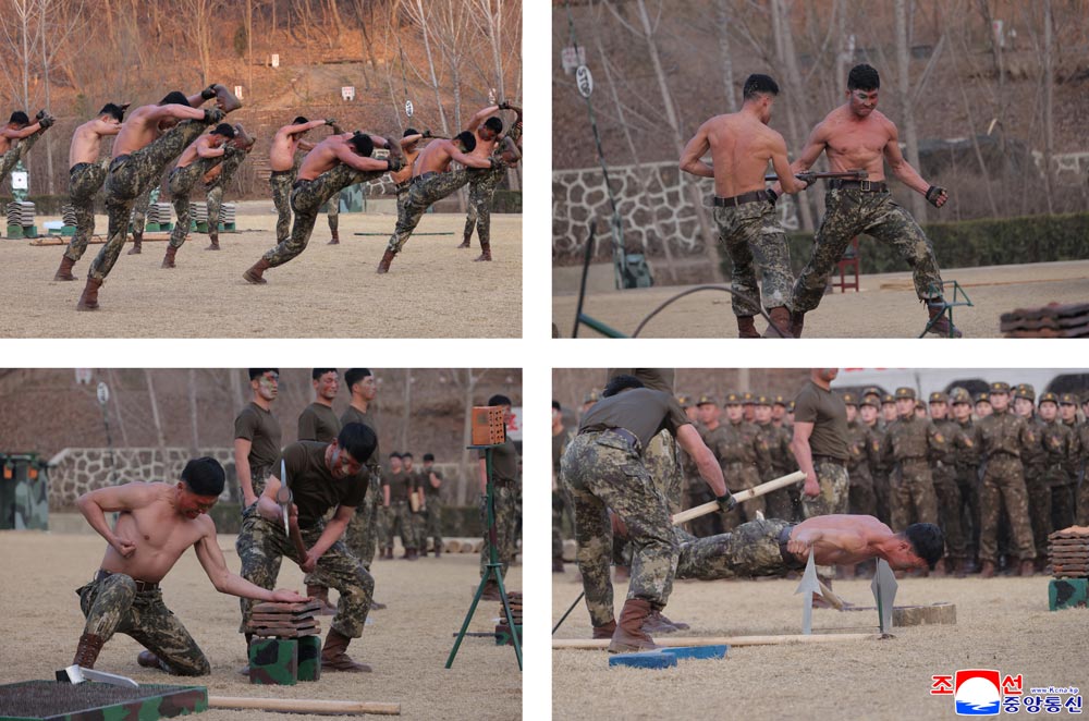 경애하는 김정은동지께서 조선인민군 각급 특수작전구분대들의 훈련실태를 료해하시였다