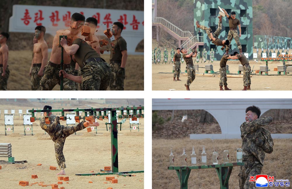 경애하는 김정은동지께서 조선인민군 각급 특수작전구분대들의 훈련실태를 료해하시였다