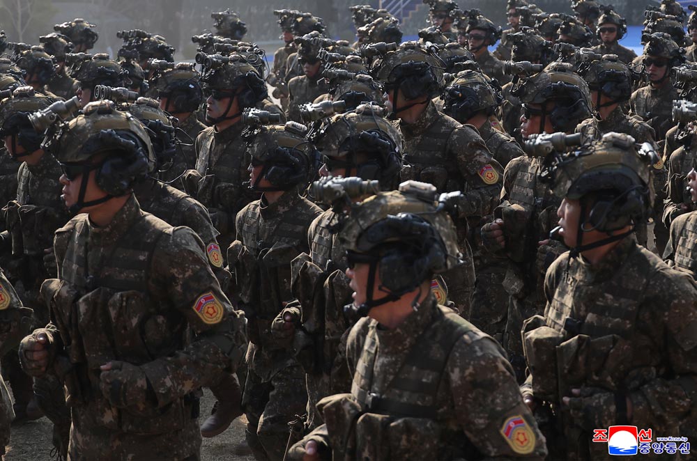 경애하는 김정은동지께서 조선인민군 각급 특수작전구분대들의 훈련실태를 료해하시였다