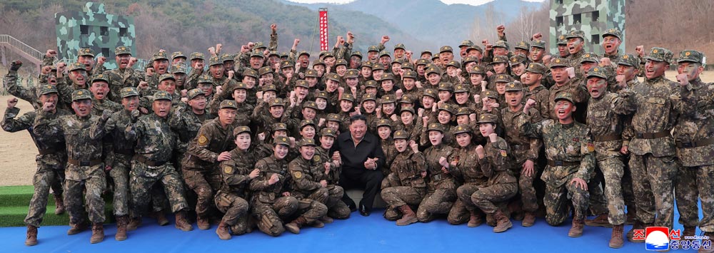 경애하는 김정은동지께서 조선인민군 각급 특수작전구분대들의 훈련실태를 료해하시였다