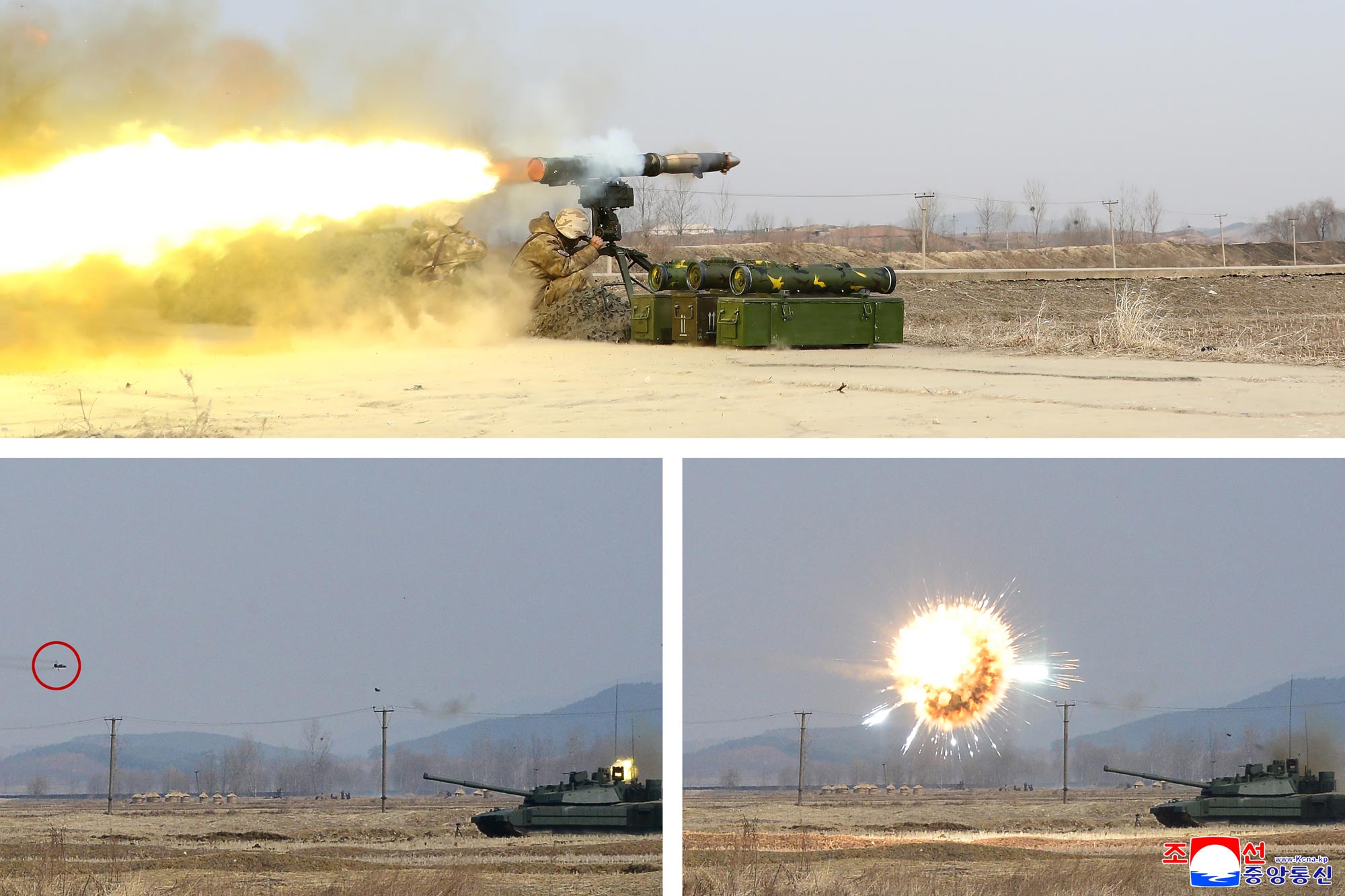 Respected Comrade Kim Jong Un oversees test organized by Armoured Weapon Institute under Academy of Defence Sciences