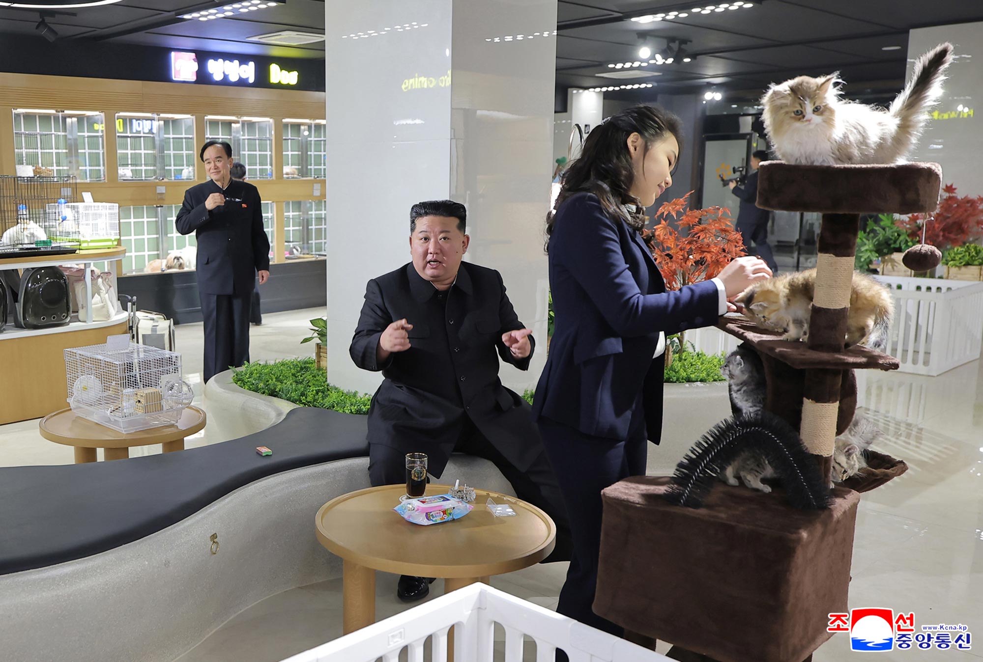 Respected Comrade Kim Jong Un inspects service facilities in fourth-stage district of Hwasong area nearing inauguration